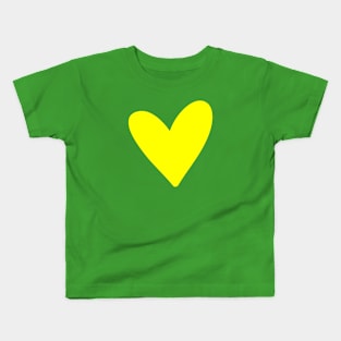 Yellow heart Kids T-Shirt